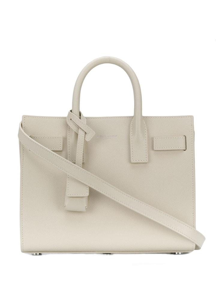 Saint Laurent Small Sac De Jour Tote Bag - Neutrals