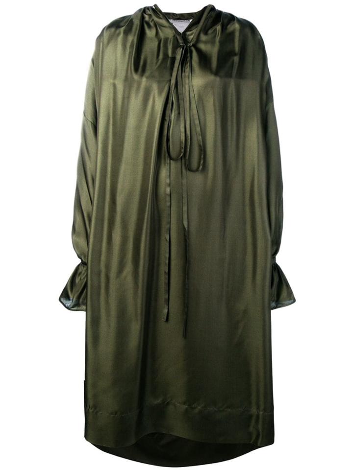 Cherevichkiotvichki Longsleeved Smock Dress - Green
