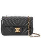 Chanel Vintage Mini Chevron Quilted Flap Bag, Women's