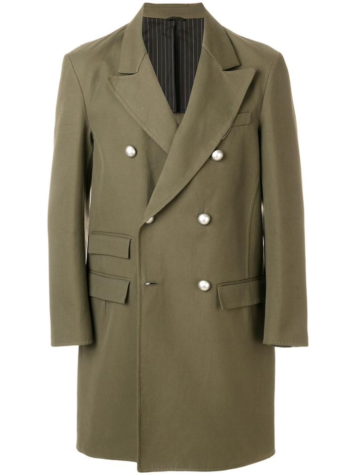 Ermanno Scervino Double Breasted Blazer - Green