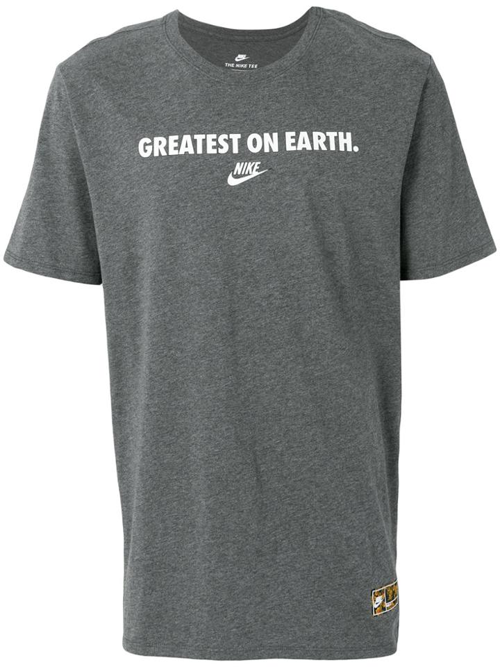Nike Greatest On Earth T-shirt - Grey