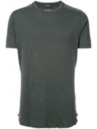Wings+horns Round Neck T-shirt - Green