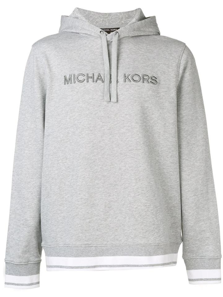 Michael Michael Kors Logo Hoodie - Grey