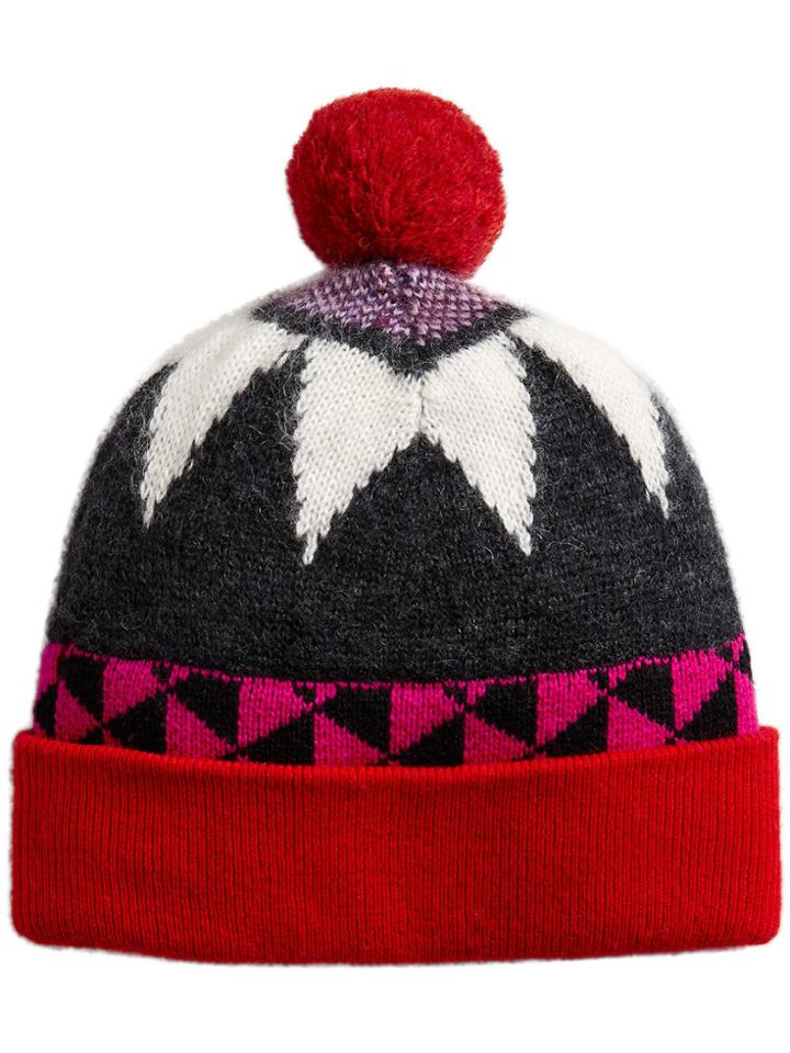 Burberry Geometric Pattern Beanie - Multicolour