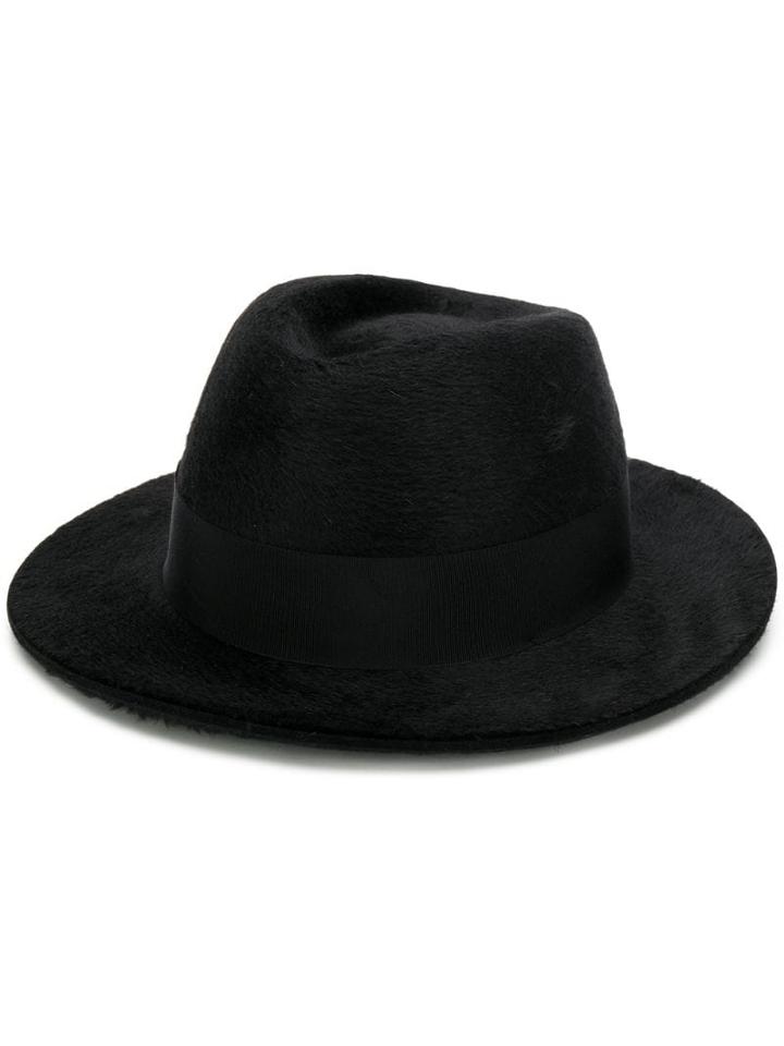 Saint Laurent Classic Trilby Hat - Black