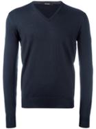 Tagliatore 'mylo' Pullover, Men's, Size: 50, Blue, Virgin Wool