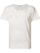 Each X Other Crew-neck Mesh T-shirt - White