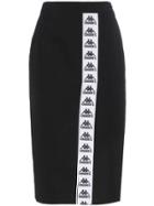Charm's X Kappa Logo Side Split Skirt - Black