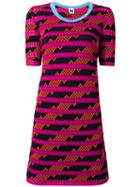 Missoni Striped Pattern Shortsleeved Dress, Women's, Size: 42, Cotton/polyamide/polyester
