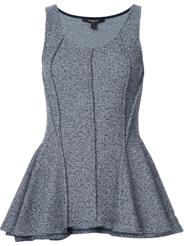 Derek Lam Peplum Structured Tank Top