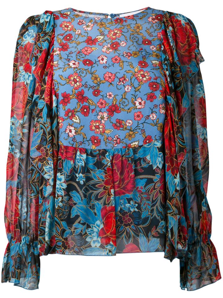 See By Chloé Multi Floral Blouse - Multicolour