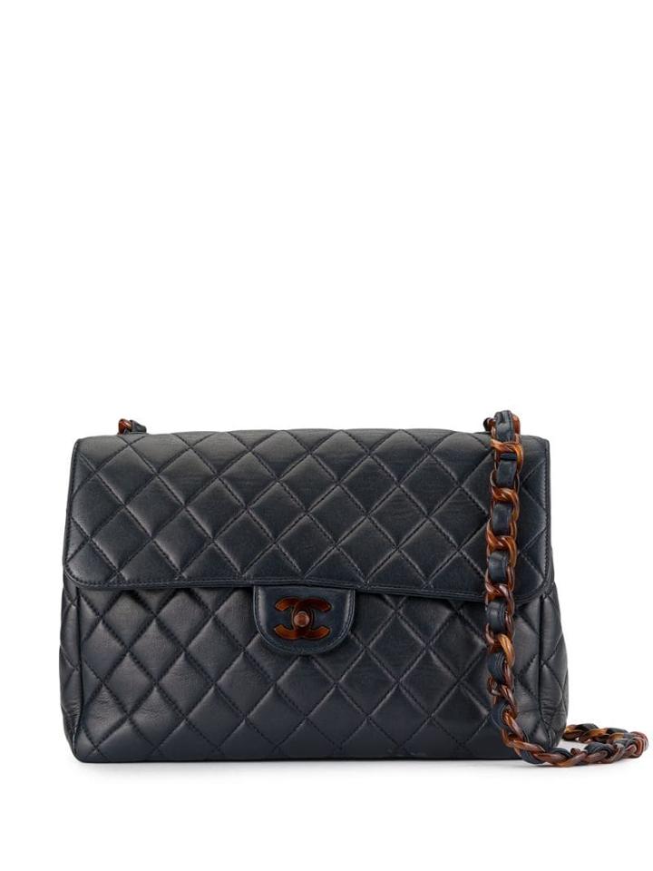 Chanel Pre-owned Jumbo Xl Shoulder Bag - Black