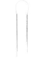 Ann Demeulemeester Long Pendant Layered Necklace - Metallic