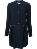 A.l.c. Buttoned Dress, Women's, Size: 4, Blue, Acetate/viscose