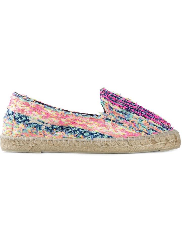 Manebi Woven Striped Espadrilles
