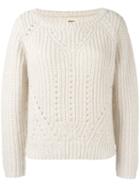 Bellerose Boat Neck Jumper, Women's, Size: 2, Nude/neutrals, Acrylic/polyamide/mohair/wool