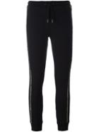 Zoe Karssen Side Stripe Track Pants, Women's, Size: Xs, Black, Cotton/spandex/elastane