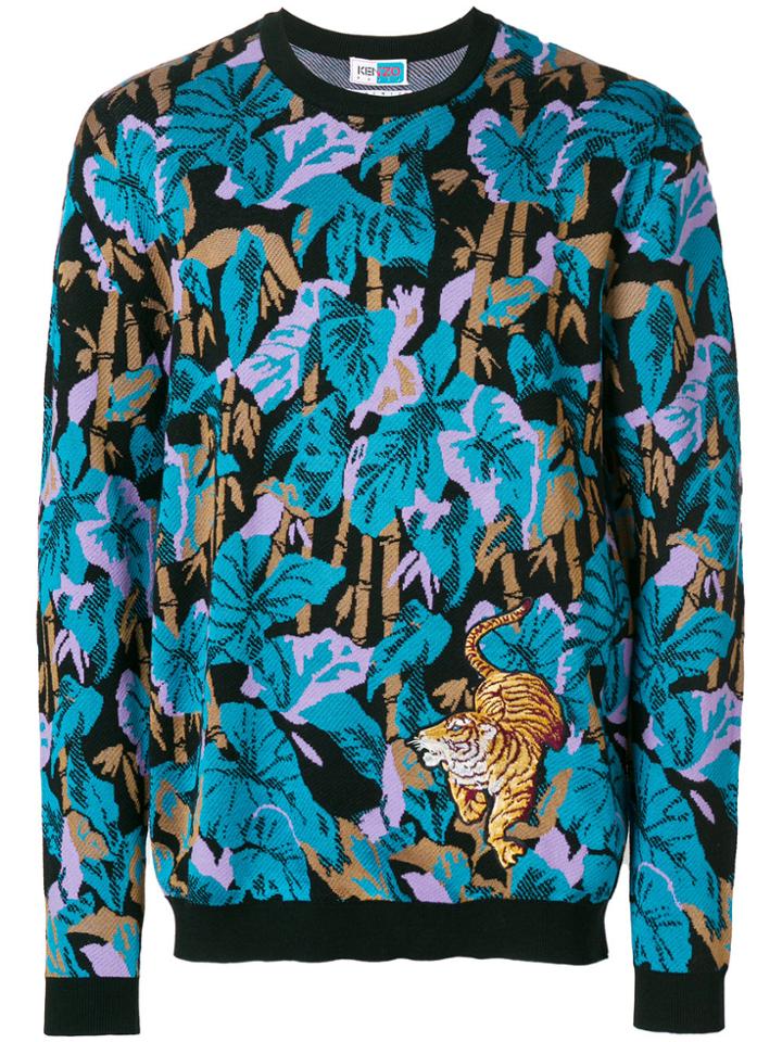 Kenzo Tiger Embroidered Jumper - Multicolour