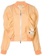 Aalto Zipped Bomber Jacket - Yellow