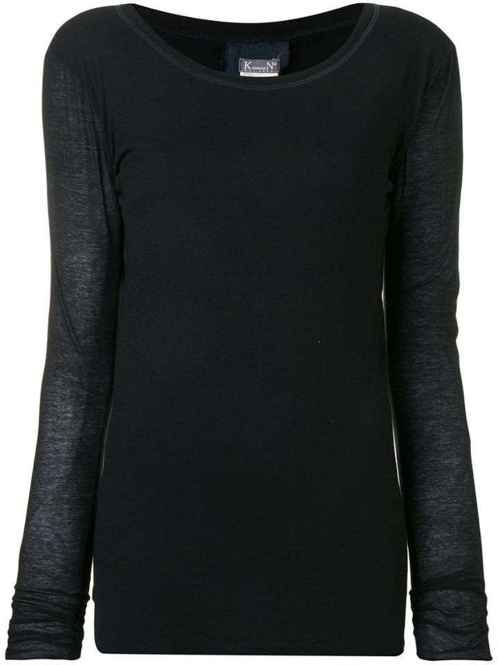 Kristensen Du Nord Scoop Neck Sweater - Black
