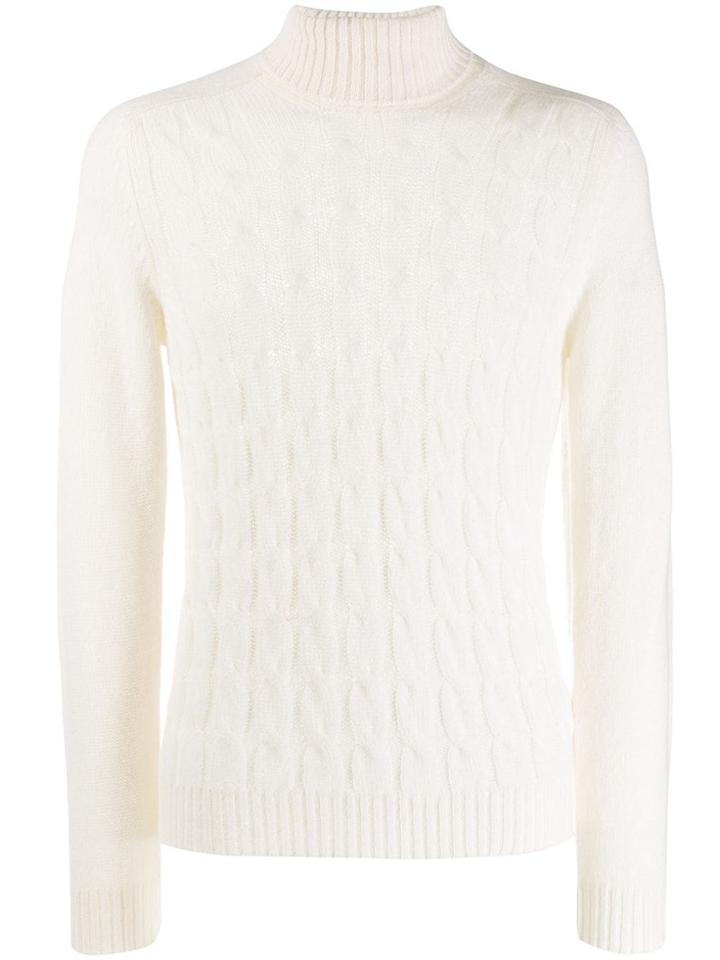 Tagliatore Cable Knit Jumper - White