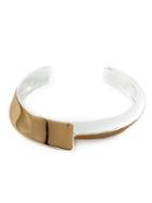 1-100 '163' Cuff Bracelet, Adult Unisex, Metallic