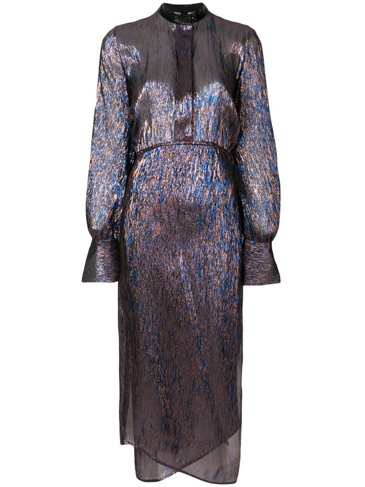 Petar Petrov Delta Metallic Dress - Multicolour