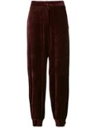Stella Mccartney Elastic Cuff Trousers - Red