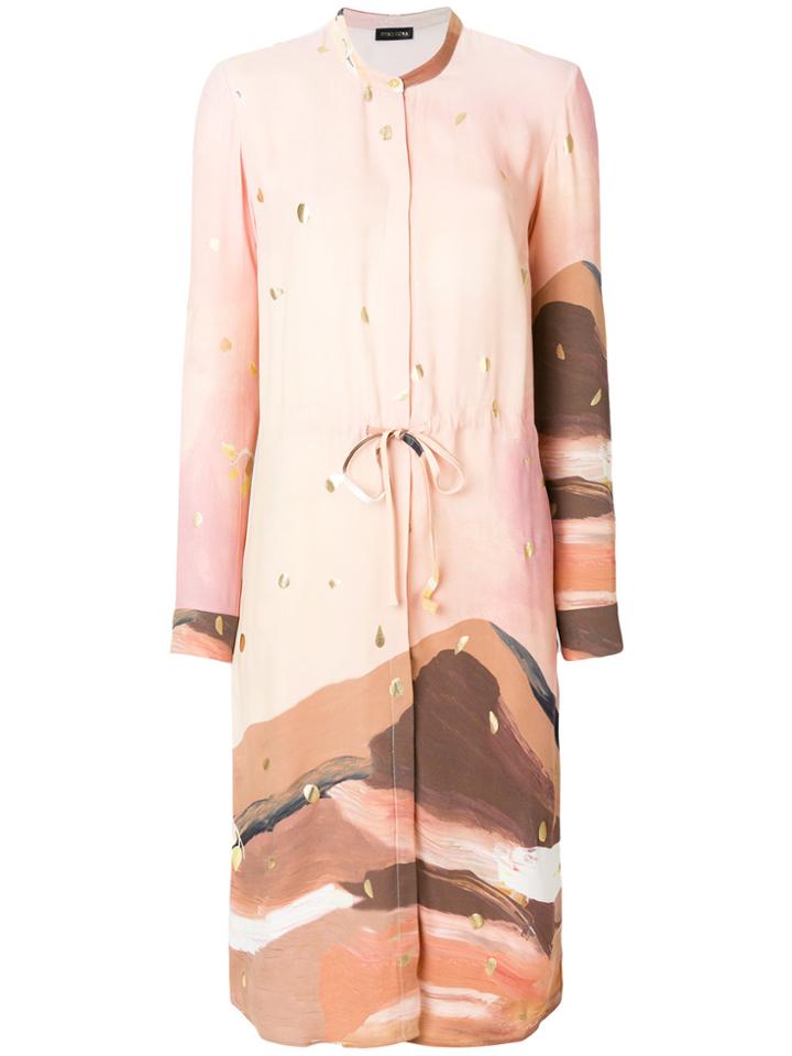 Stine Goya Printed Shirt Dress - Nude & Neutrals