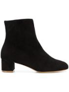 Mansur Gavriel Low Heel Ankle Boots - Black