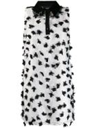 Cavalli Class 3d Embellished Shift Dress - White