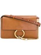 Chloé Small Faye Crossbody Bag, Women's, Brown, Calf Leather/goat Skin/calf Suede