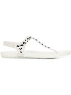 Pedro Garcia Embellished 'judith' Sandals - White