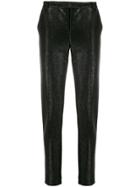 Styland Metallic Effect Skinny Trousers - Black