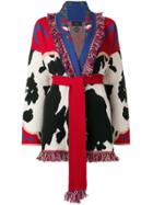 Alanui Embroidered Colour Block Cardigan