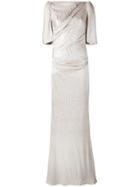 Talbot Runhof Lobata Gown - Nude & Neutrals