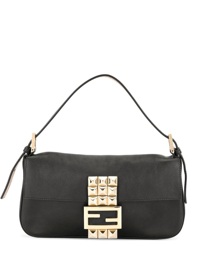 Fendi Pre-owned Mamma Baguette Hand Bag - Black