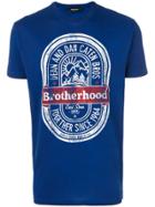 Dsquared2 Brotherhood Print T-shirt - Blue