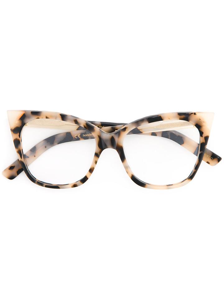 Pared Eyewear Cat & Mouse Glasses, Brown, Plastic