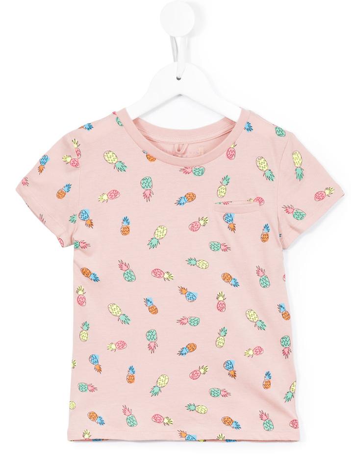Stella Mccartney Kids Pineapple Print T-shirt, Girl's, Size: 10 Yrs, Pink/purple