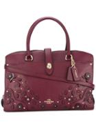 Coach Floral Tote, Women's, Red