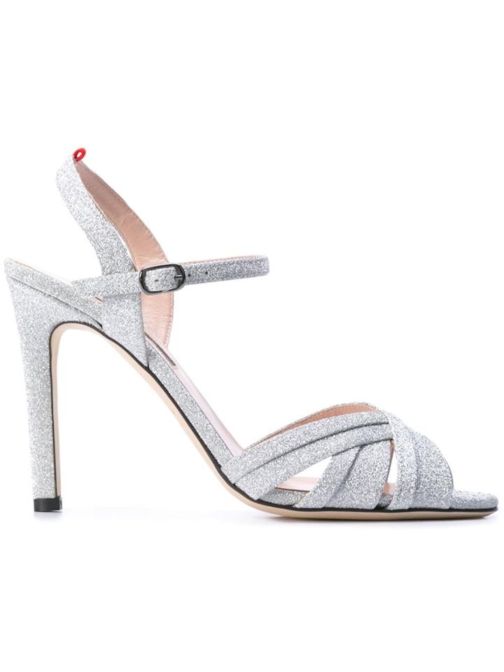 Sjp Collection High Heel Sandals - Metallic