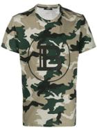 Balmain Camouflage-print T-shirt - Green