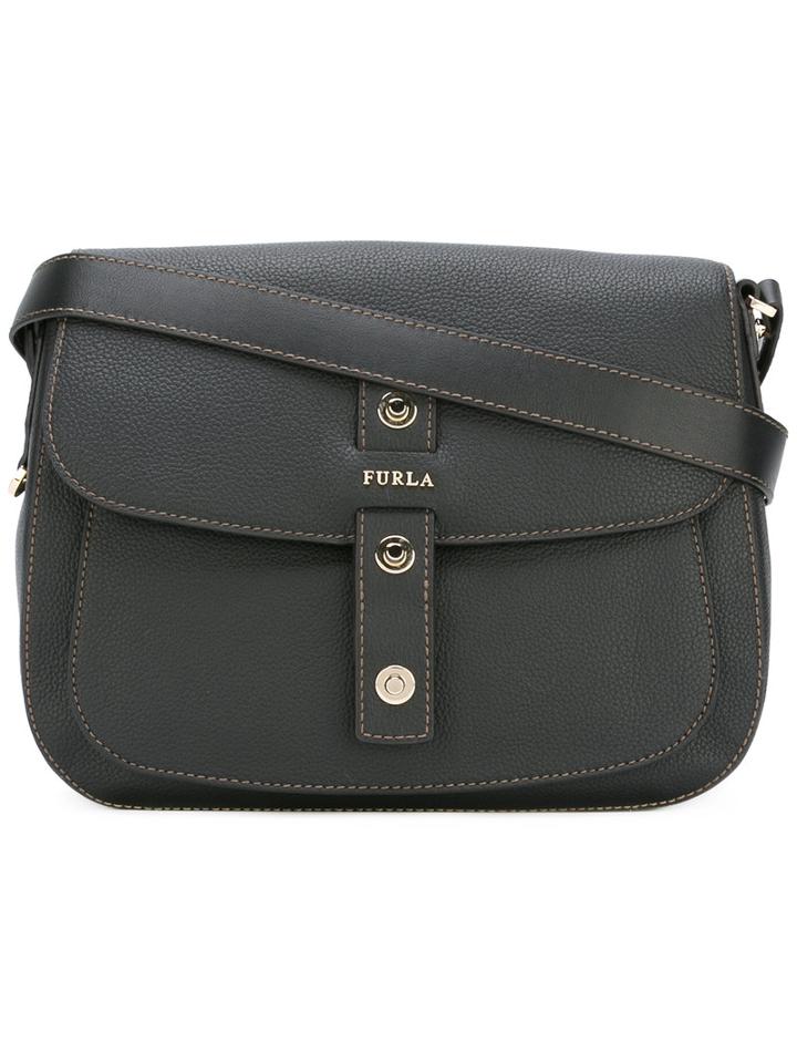 Furla Stud Detail Crossbody, Women's, Blue, Leather