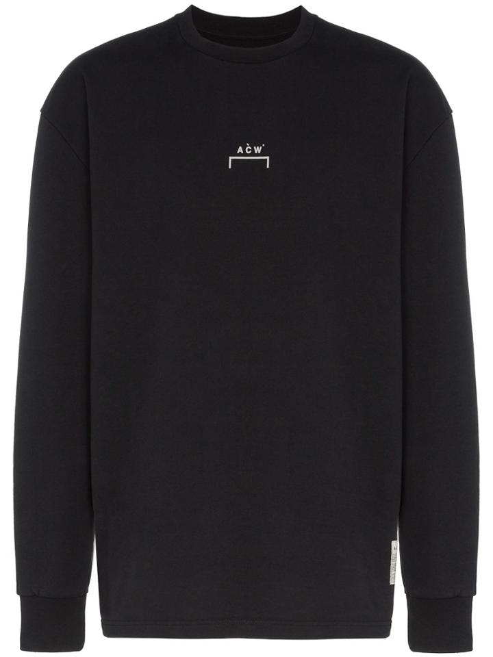 A-cold-wall* Logo Print Sweatshirt - Black