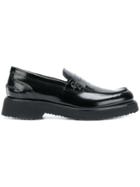 Anna F. Penny Loafers - Black