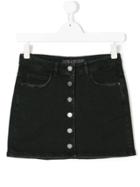 Zadig & Voltaire Kids Button Front Skirt - Black