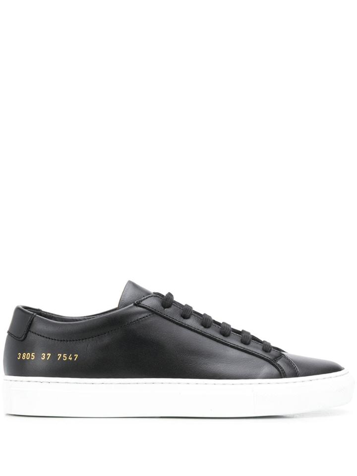 Common Projects Original Achilles Low White Sole - Black