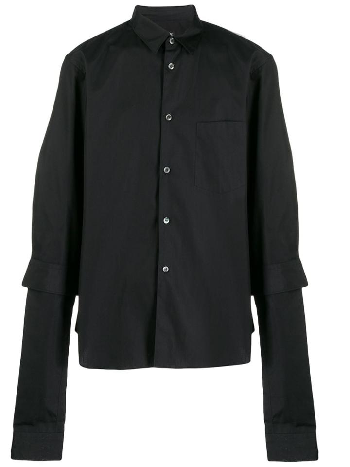 Comme Des Garçons Homme Plus Poplin Shirt - Black