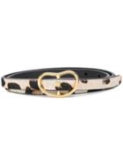 Lizzie Fortunato Jewels Animal Print Belt - White